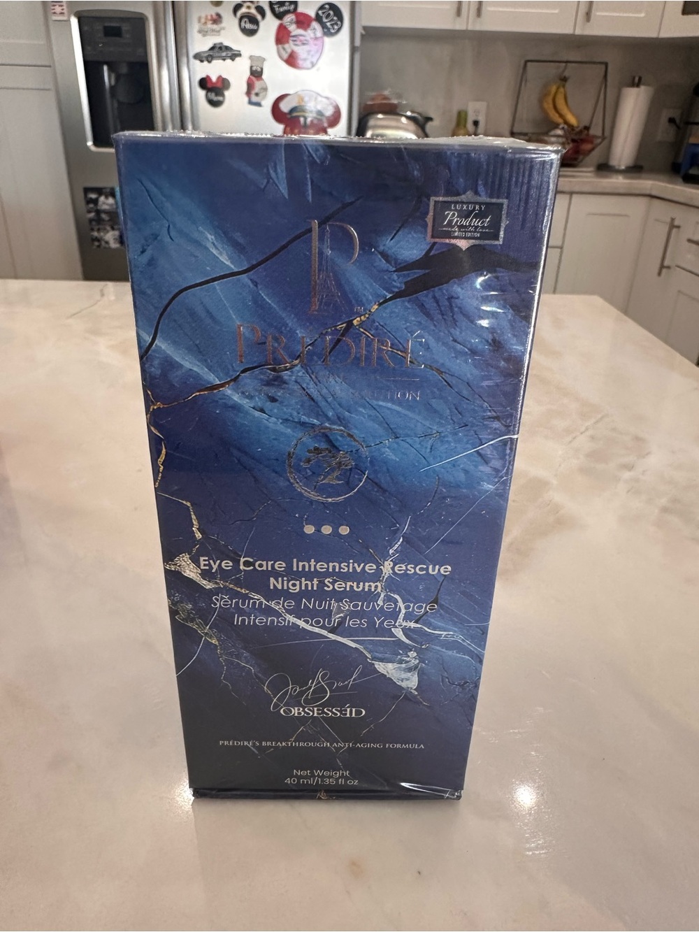 PRÉDIRE Eye Care Intensive Rescue Night Serum - Blue & Gold Box